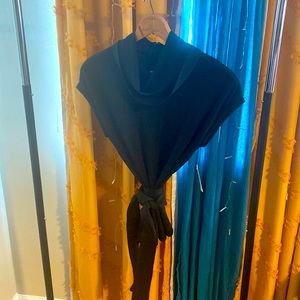 Still tagged!!! Never worn! Black, short sleeve blouse, size large